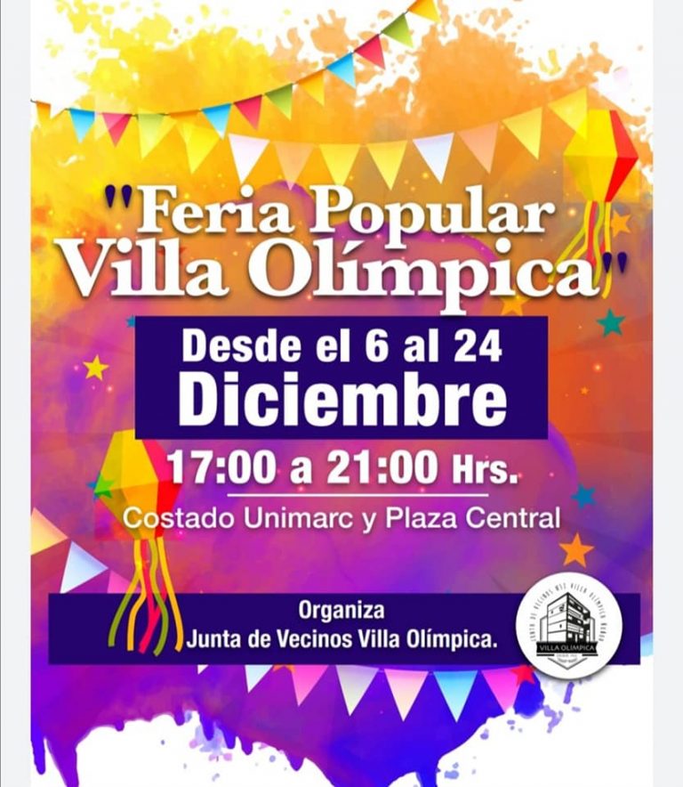 Feria Popular de la Junta de Vecinos Villa Olímpica Unión Comunal de