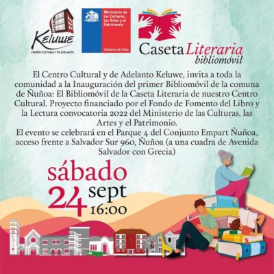 Inauguración de Bibliomóvil del Centro Cultural Keluwe – Unión Comunal